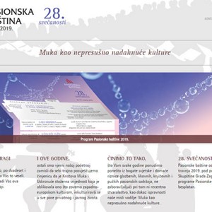 28. svečanosti Pasionske baštine u crkvama Zagrebačke nadbiskupije